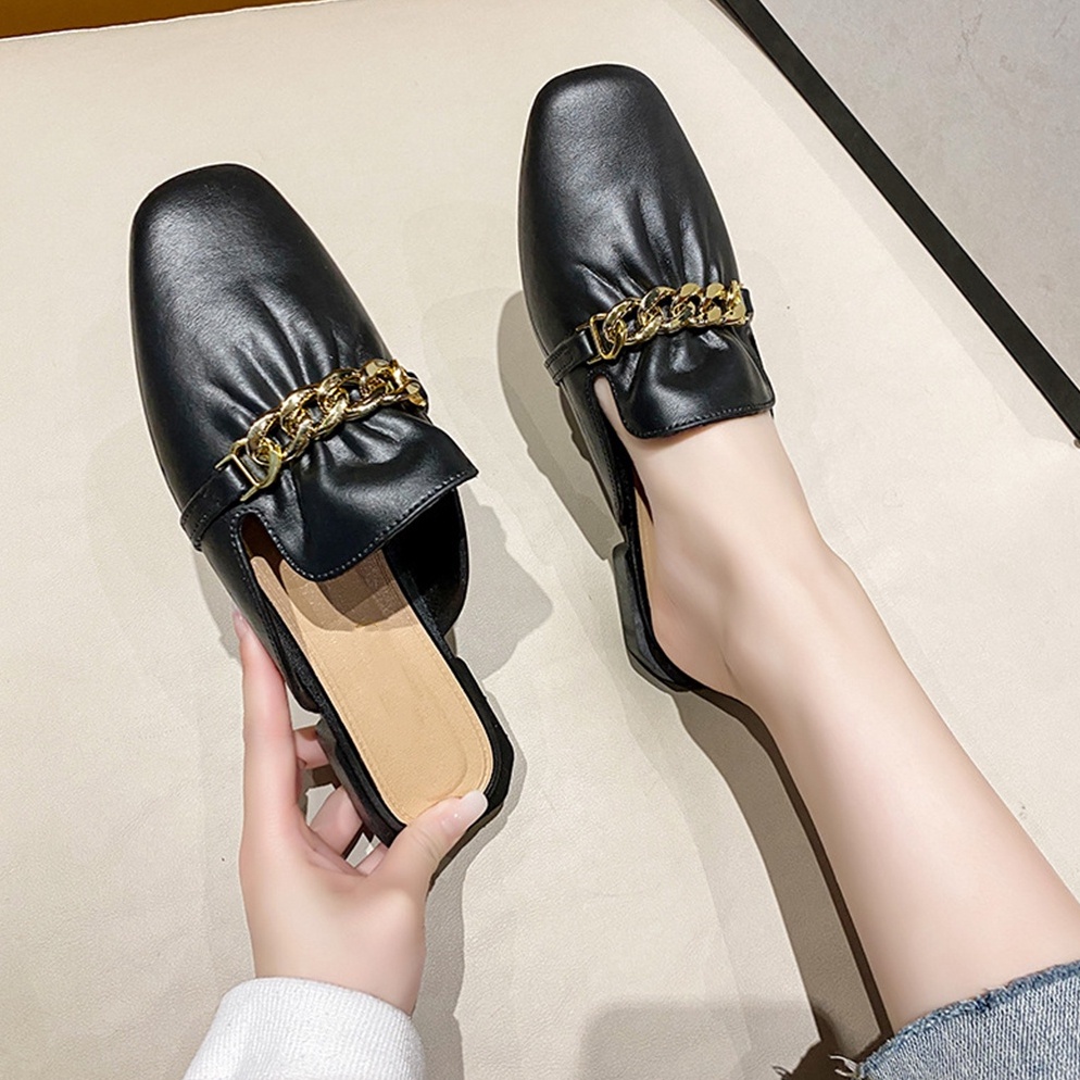 Chekout Vipo Klasik EF40 Sepatu Slop Flat Karet Jelly Wanita