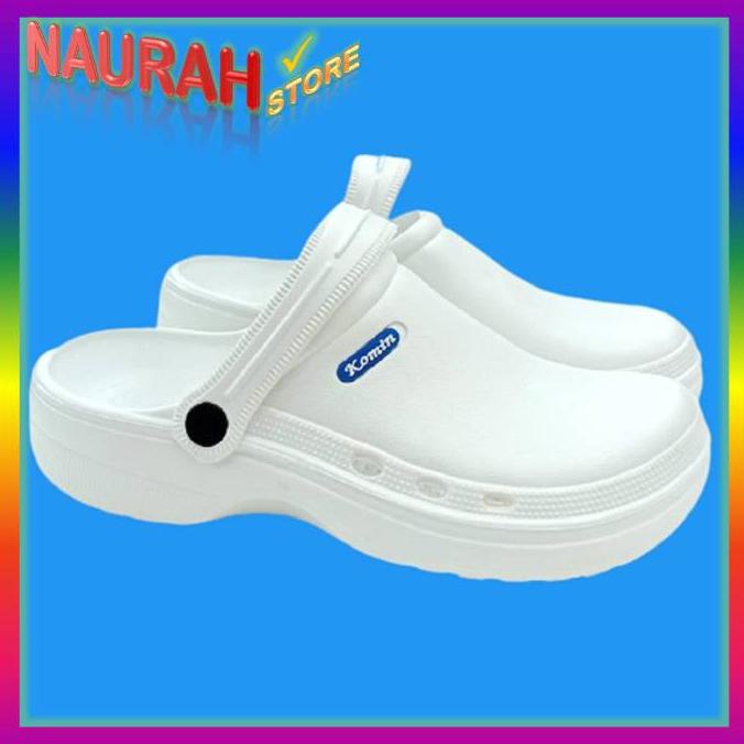 Terbaru Sandal Baim Komin Putih 100% Original Promo Murah Sendal Gojek Operasi Dokter Perawat Medis