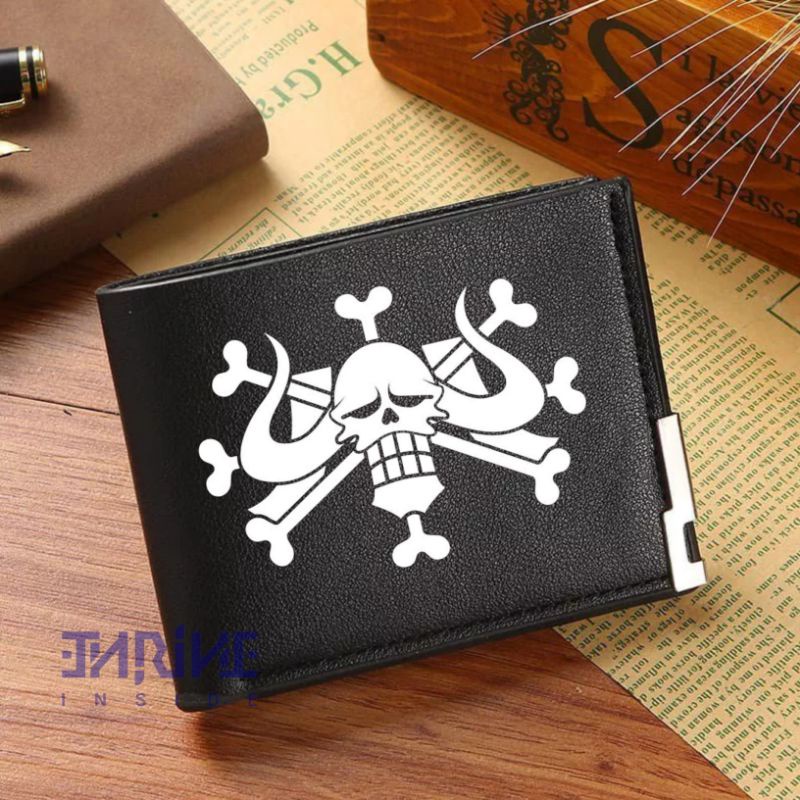 favorit [bisa cod] dompet pria anime one piece dompet wallet anime one piece yonkou pirates dompet