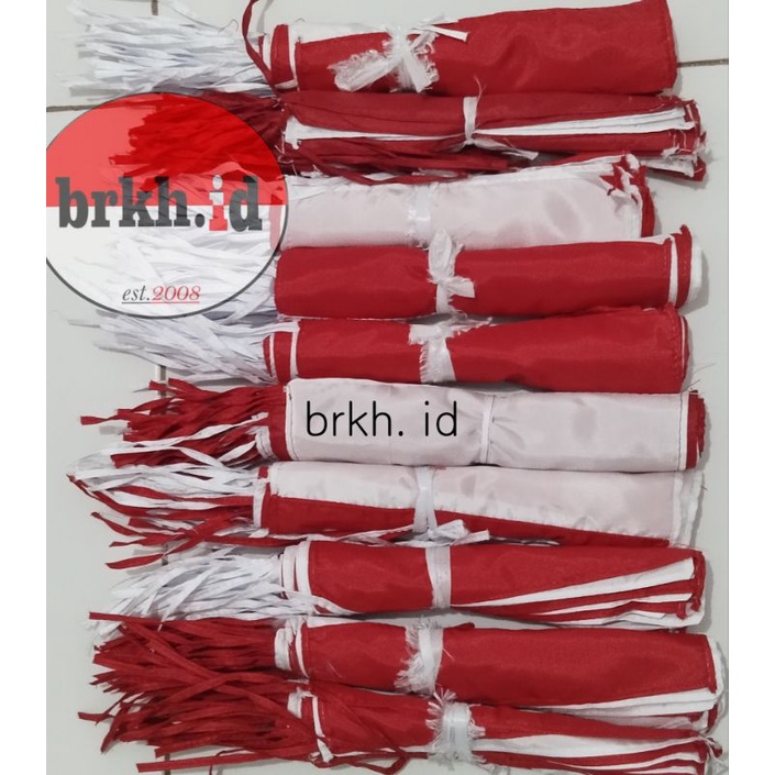 BENDERA MERAH PUTIH ( 20 PCS ) UKURAN KECIL MINI/BENDERA INDONESIA MINI