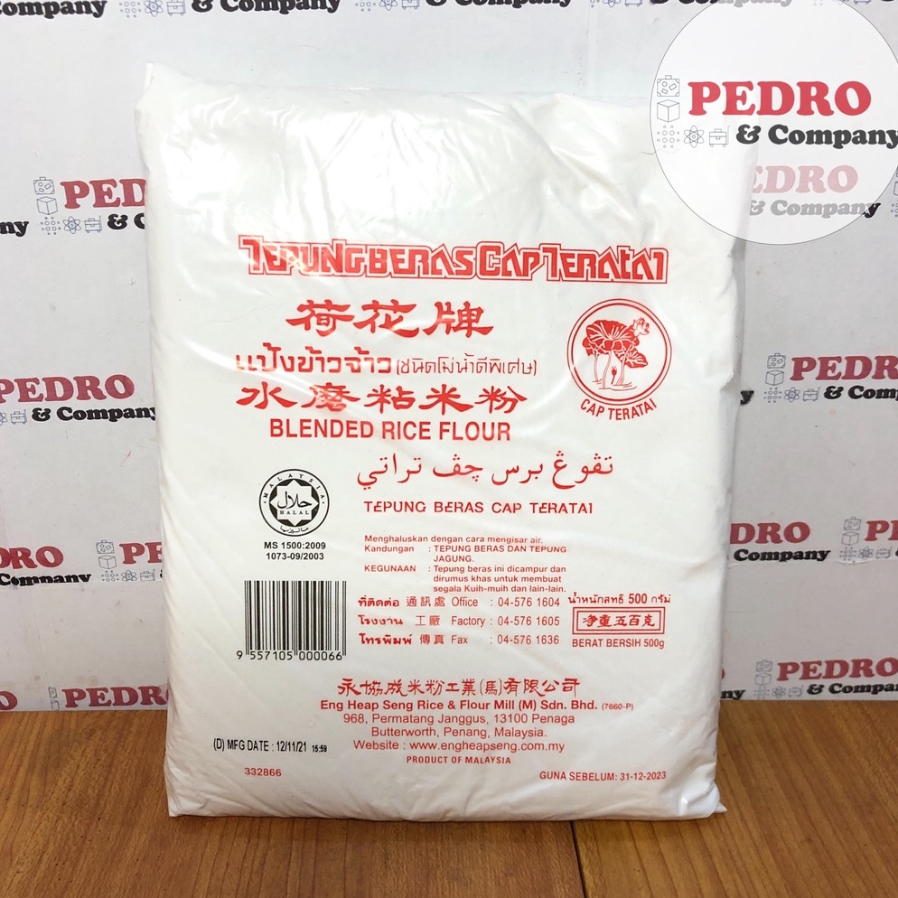 

Dijual Murah.. Tepung beras cap teratai 500 gram - blended rice flour import malaysia BCG