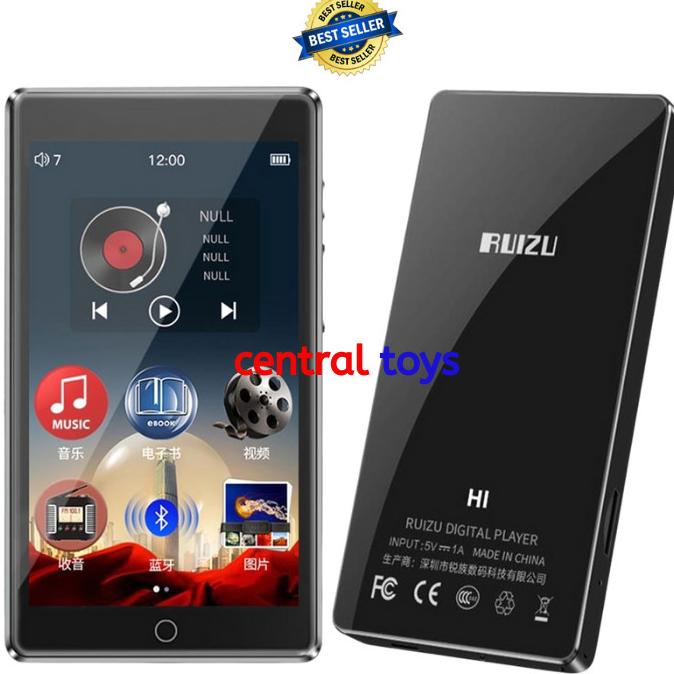 Ruizu H1 8Gb Touch Screen Mp3 Mp4 Player Bluetooth Built-In Speaker