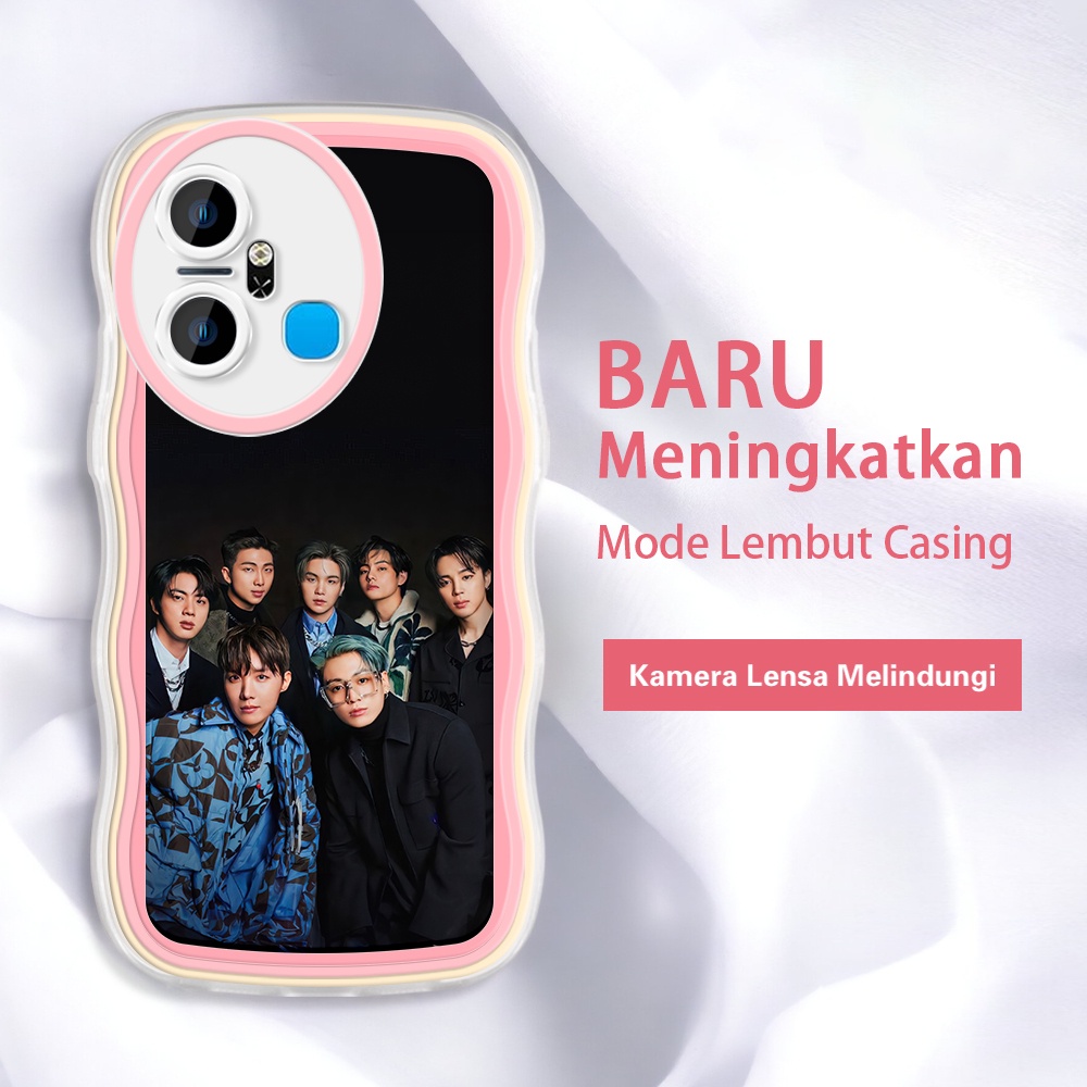 Infinix Smart6 Plus Smart 5 4 4C x653 NEW INS BT21 BTS Cool Kor Fashion Kesing case hp murah cassing