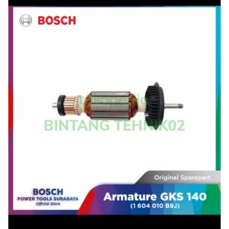 ARMATURE BOSCH GKS140 / ANGKER BOSCH GKS140 ORIGINAL BOSCH ARM GKS140