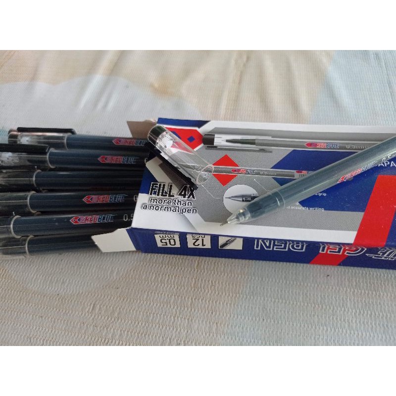 Pulpen Gel RB RedBlue GP-RB01 0,5 mm Murah /bolpoint pen gel/bolpen basah