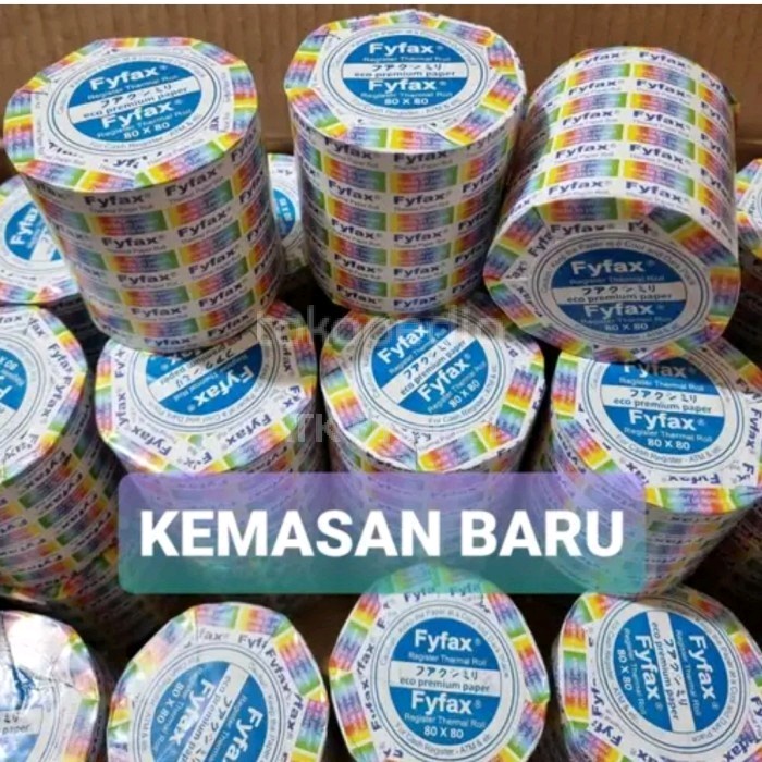 

Best Seller Kertas Thermal Roll Fyfax 80X80
