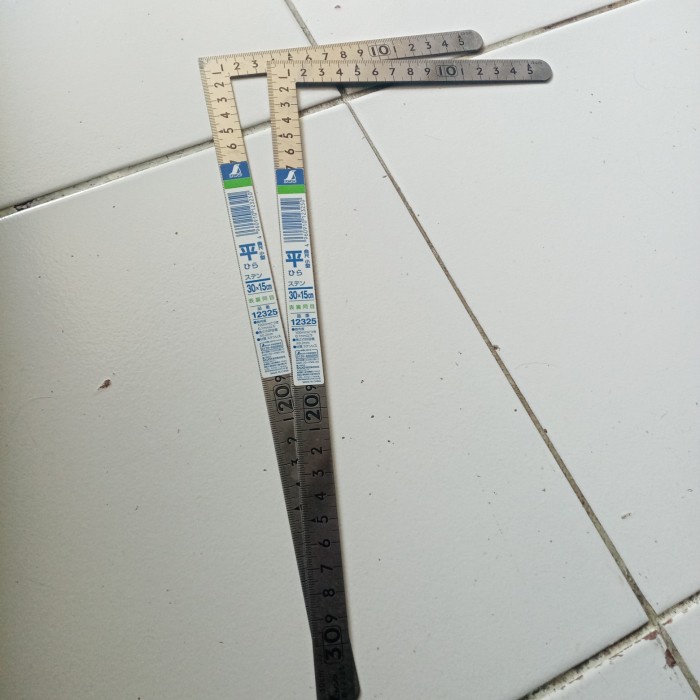 

Terlaris Shinwa Penggaris Siku 12325 30 X 15Cm