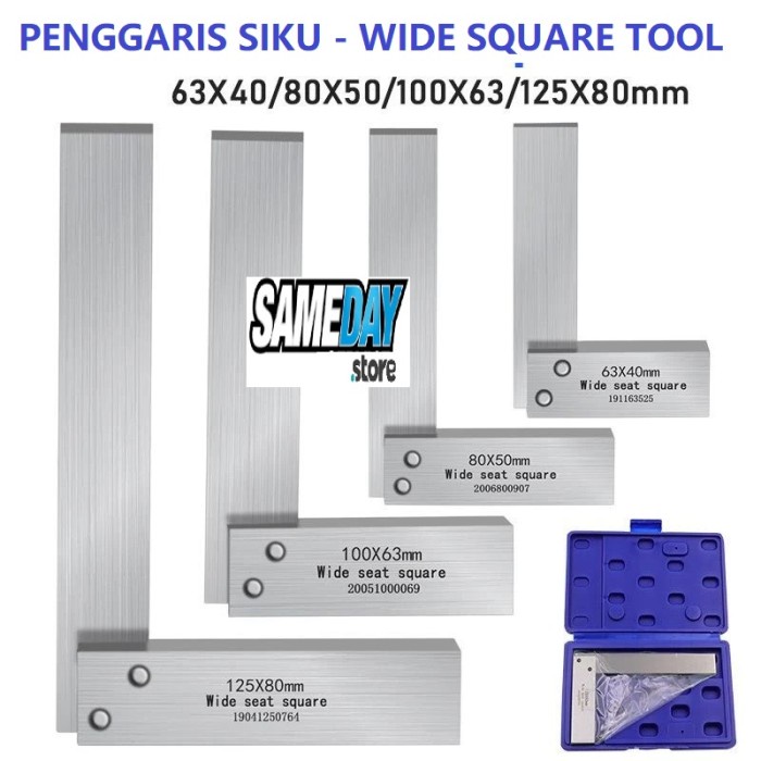 

Terlaris Penggaris Siku Sudut 90 Derajat Square Tool Woodworking