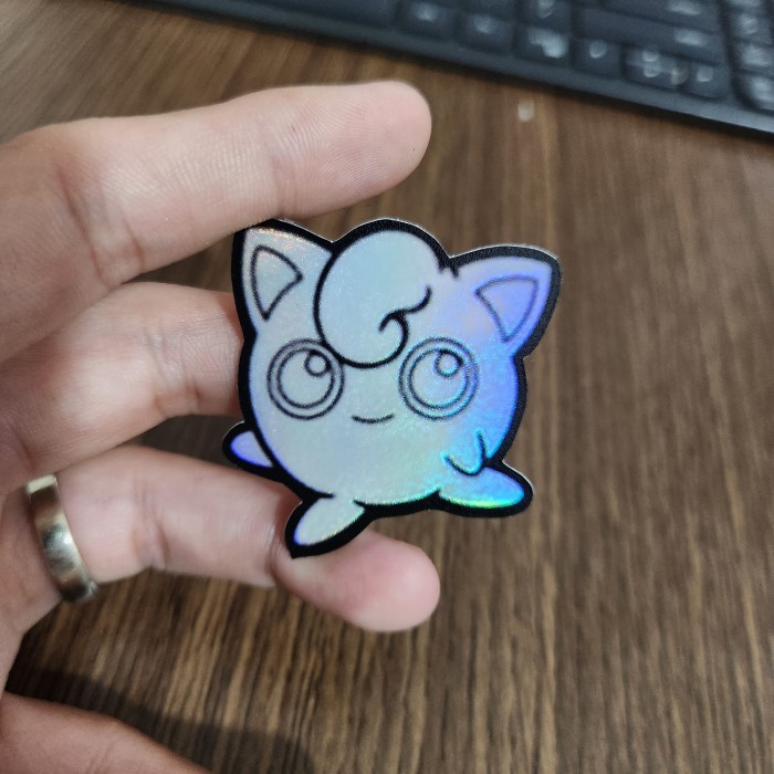 

Sticker Hologram Anime - PSH1695 - Pokemon - Jigglypuff