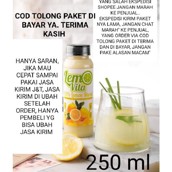 

✲Baru➩ Fresh Sari Lemon Lemovita jus diet detoks 250ml sudah BPOM Q37