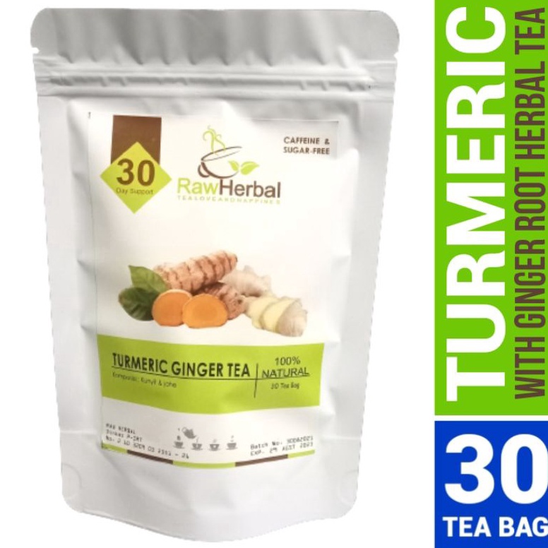 

Harga TERMURAAH.. Turmeric Ginger Tea : Teh Kunyit & Teh Jahe Isi 30 Tea Bag 65