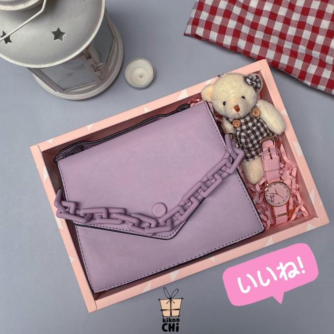 Kikoochi Ayuma- Hadiah Kado Ulang Tahun Tas Wanita Hampers Anniv Istri