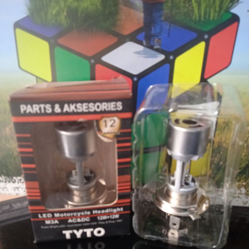 Lampu LED TYTO motor kopling Philips Osram