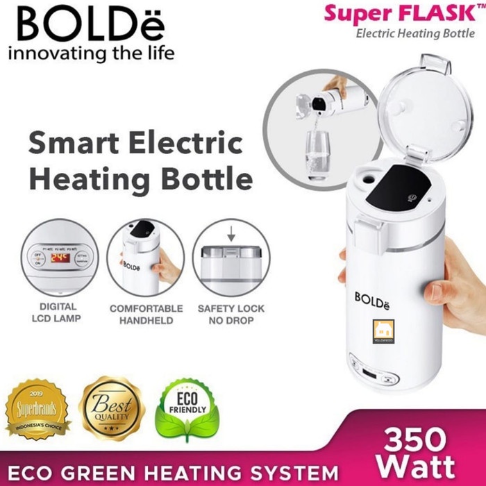 Terlaris Bolde Travel Smart Electric Heating Bottle Pemanas Air Portable
