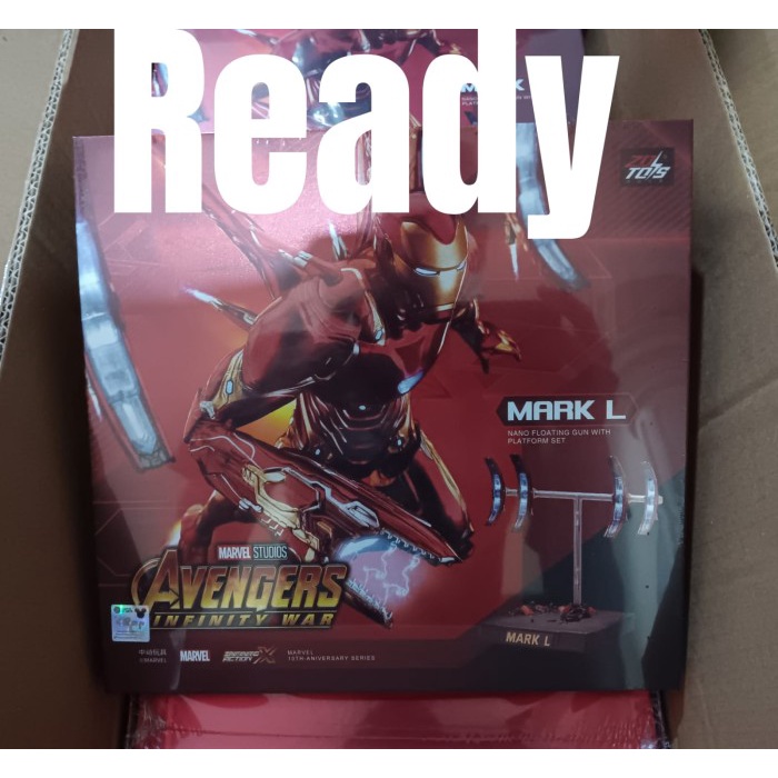 Terlaris Zd Toys Marvel Iron Man Mk L Action Figure Iron Man Mark 50 Nano Armor