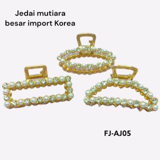 JEPIT RAMBUT JEDAI KOREA MUTIARA PREMIUM MEDIUM P-05