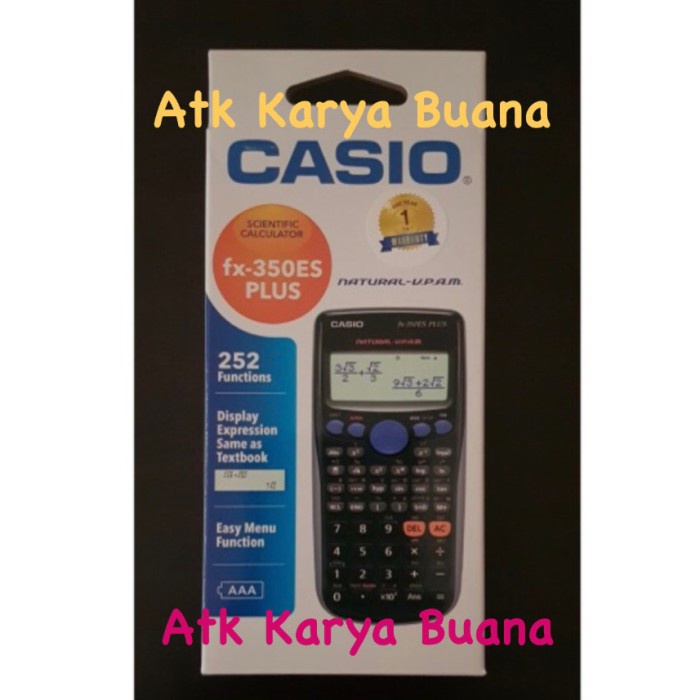 

Terlaris Casio Scientific Calculator Fx 350 Es Plus