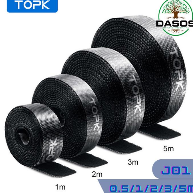 

best produk] Velcro Kabel Ties perekat Tali Strap Pengikat 0.5/1/2/3/5M - J01 Topk