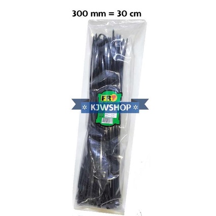 

!!!!!!] Kabel Tis / Ties 3.5 x 300mm 100pcs warna Hitam