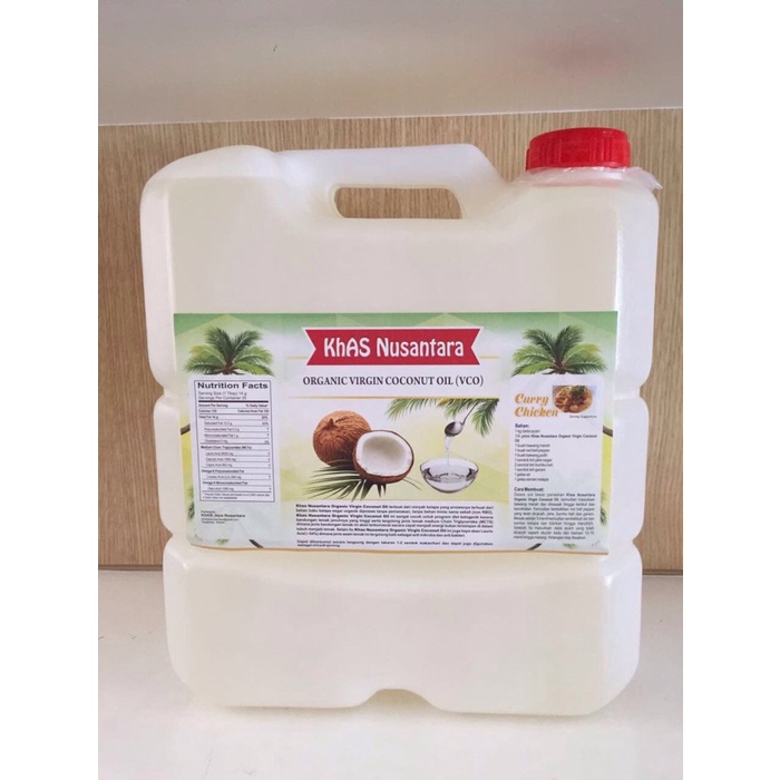 

Organic VCO KhAS Premium Quality 1 jerigen (10 Liter)
