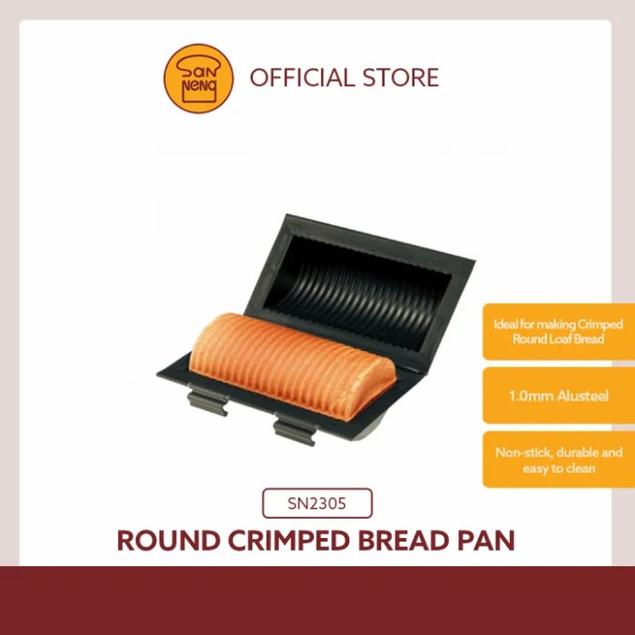 

Sanneng SN2305 - Crimped Round Bread Mould Nonstick