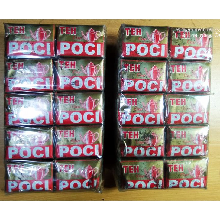 

[KODE LQ8AR] teh cap poci gold isi 50 bungkus original