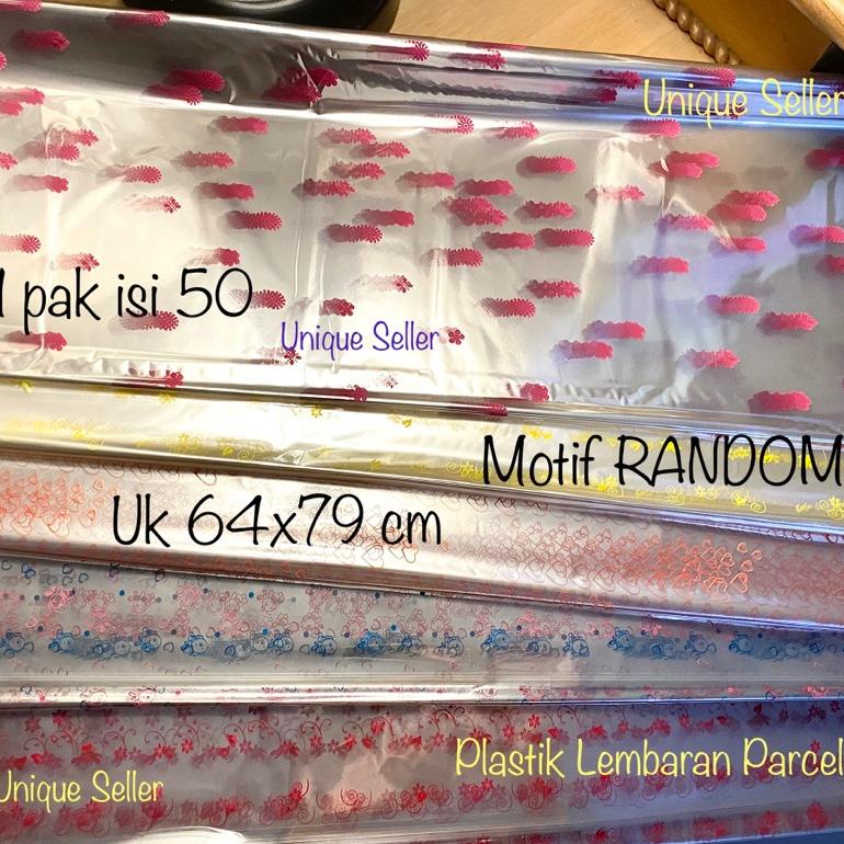 

Promo Plastik Kado Kaca Bening Motif 64X79 Cm Isi 50 Lembar / Plastik Parcel Bening Motif Lembaran / Kertas Kado Kaca Motif Kyx