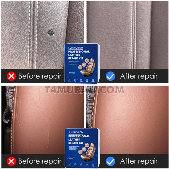 Dempul Reperasi Kulit Jok Mobil Kulit Sofa Leather Repair Kit Asli
