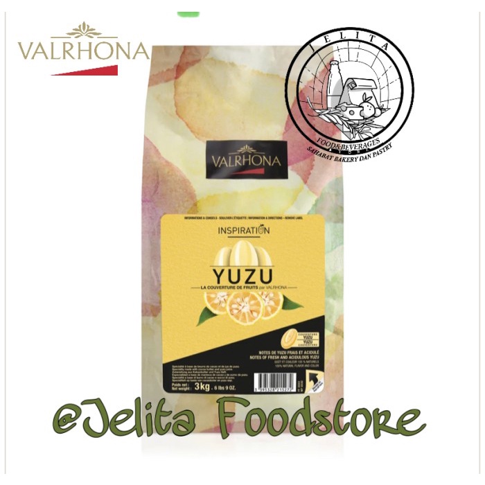 

Valrhona chocolate Inspiration Yuzu fruit - coklat rasa yuzu fruit