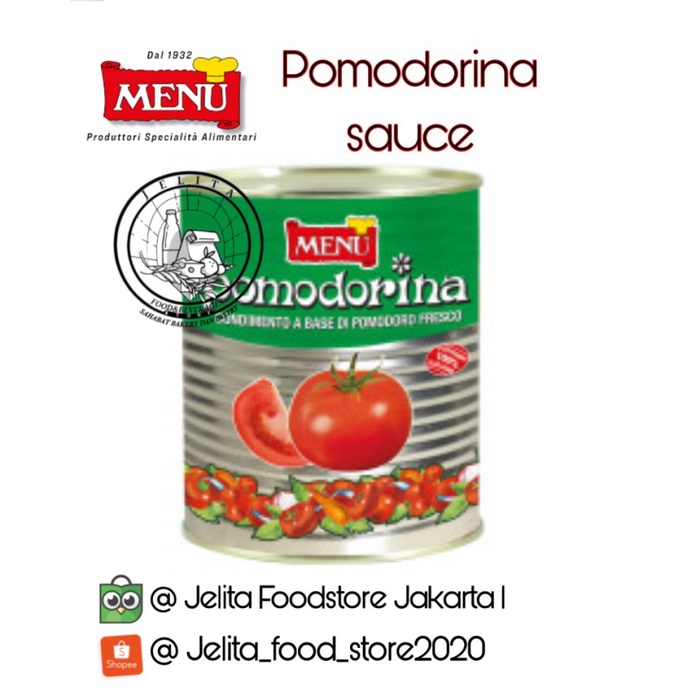 

Menu Pomodorina Neapolitan Sauce 2.55kg tomato sauce
