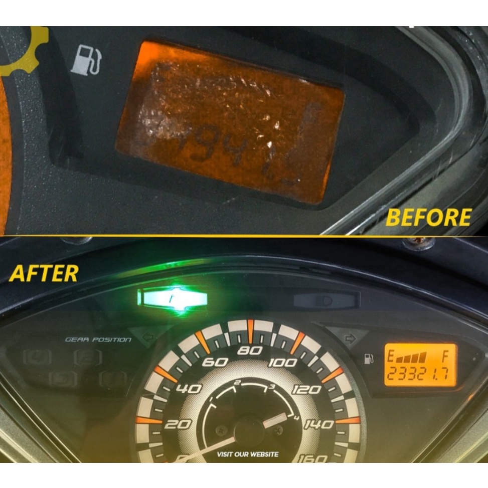 kqkt -32 Polaris lcd speedometer supra x125 lapisan lcd speedometer supra x125 lcd karisma 329