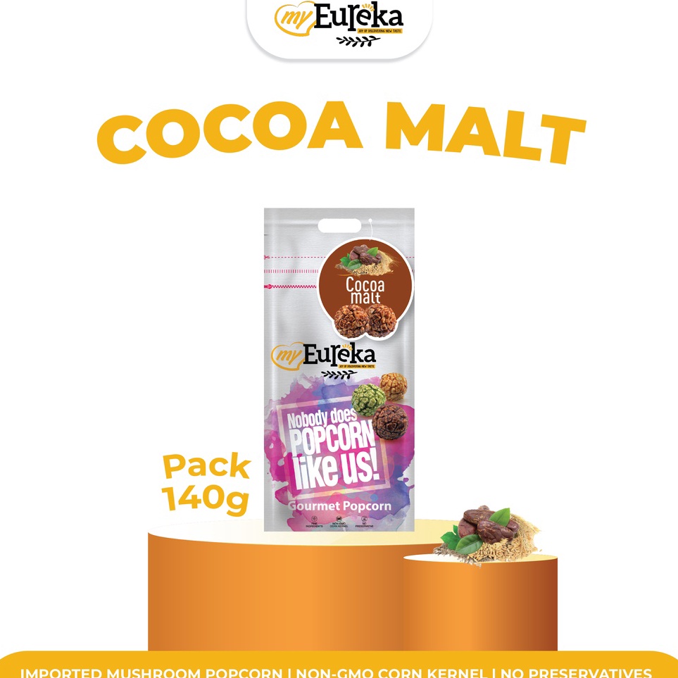 

[KODE BJCSU] Popcorn Eureka Rasa Cocoa Malt Pack 140gr