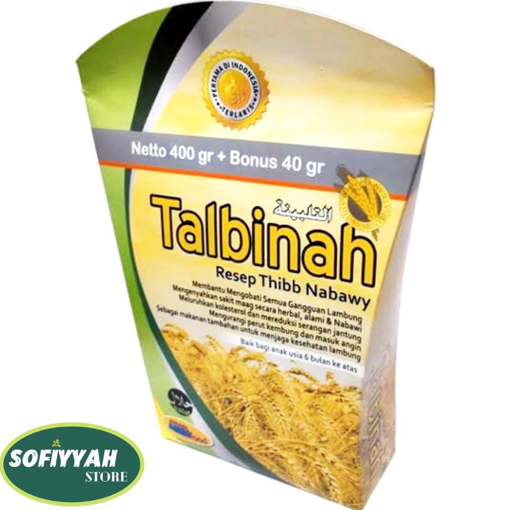 

Special Edition.. Tepung Gandum Talbina Talbinah 400 Gr Plus 40 gr AEY