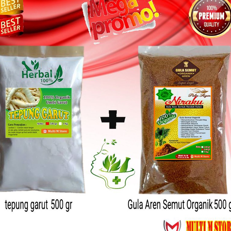 

Buruan beli PAKET 500 Gram Tepung Pati Garut Super Premium Dan 500 Gram Gula Aren Semut Pilihan ZFA