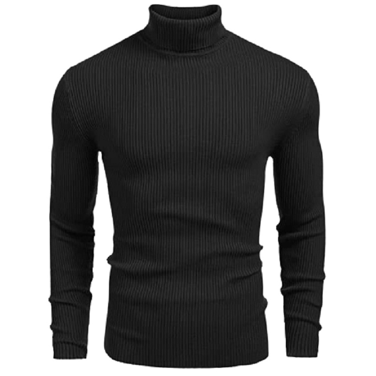 TERPERCAYA KAOS KERAH TINGGI TURTLENECK PRIA DEWASA LENGAN PANJANG / KAOS PRIA LENGAN PANJANG / BAJU