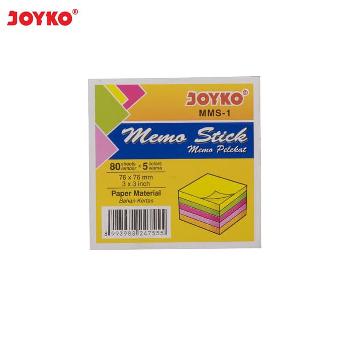

ZDMMZ Joyko Sticky Note warna warni MMS 1 pp9ye