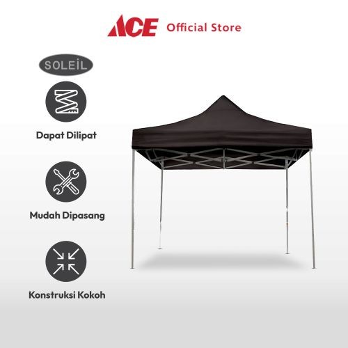 Ace - Soleil 3x3 Mtr Tenda Gazebo - Hitam