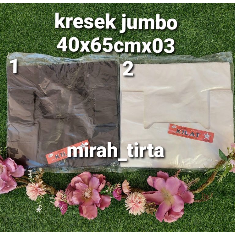 

Murah.. Kresek jumbo tebal 40x65 . HD jumbo putih . Kresek jumbo putih 73