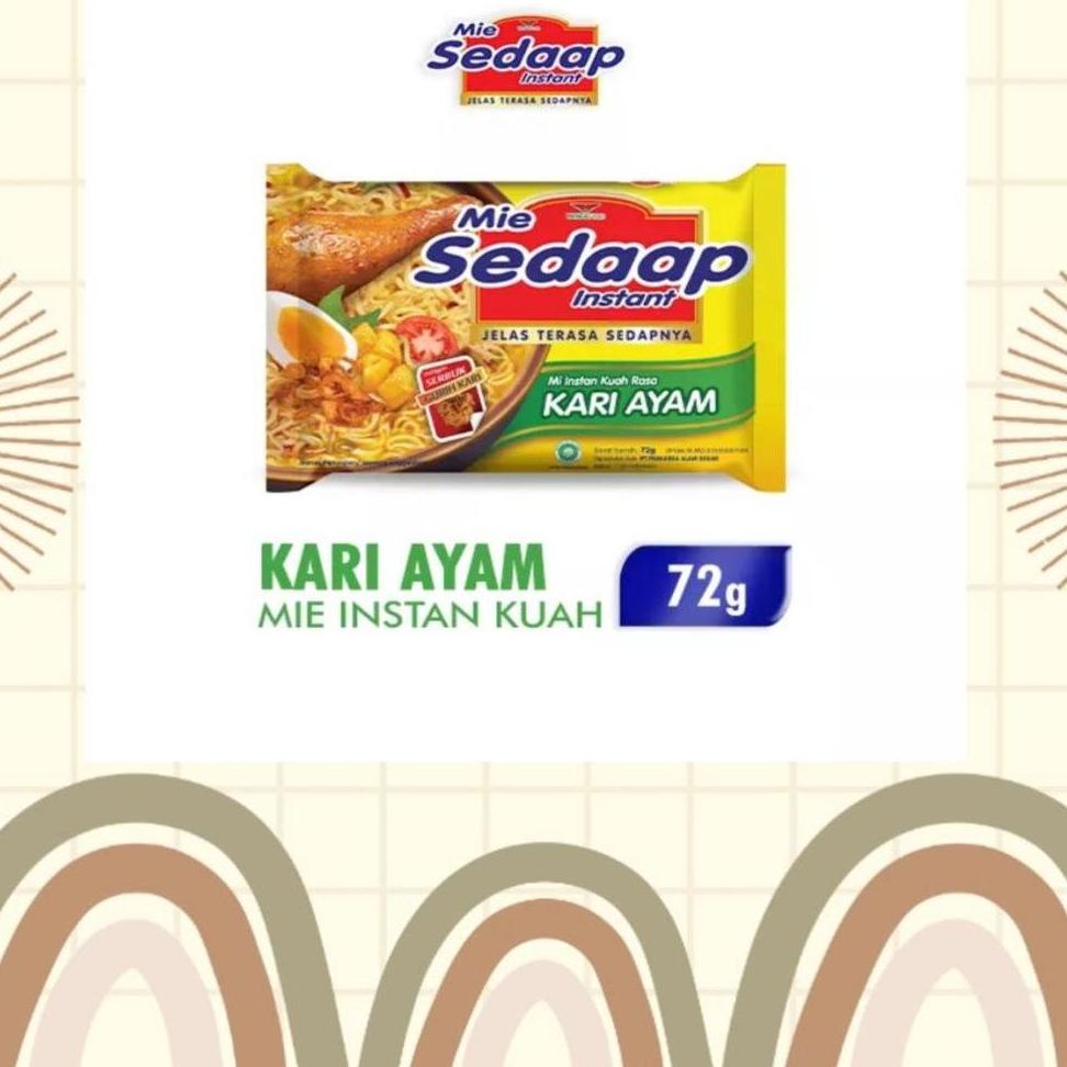 

mie sedap mie instan kuah rasa kari ayam