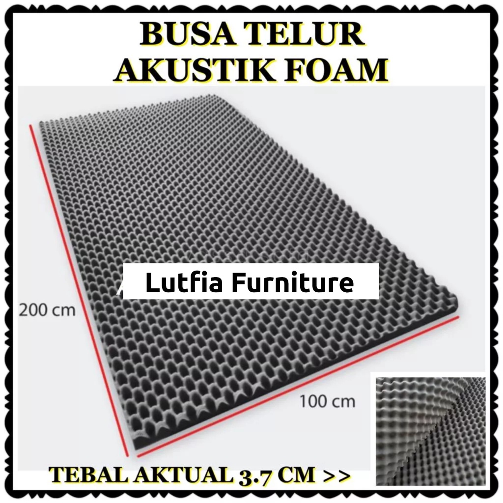 Busa Peredam Suara - Busa Telur - Akustik Foam