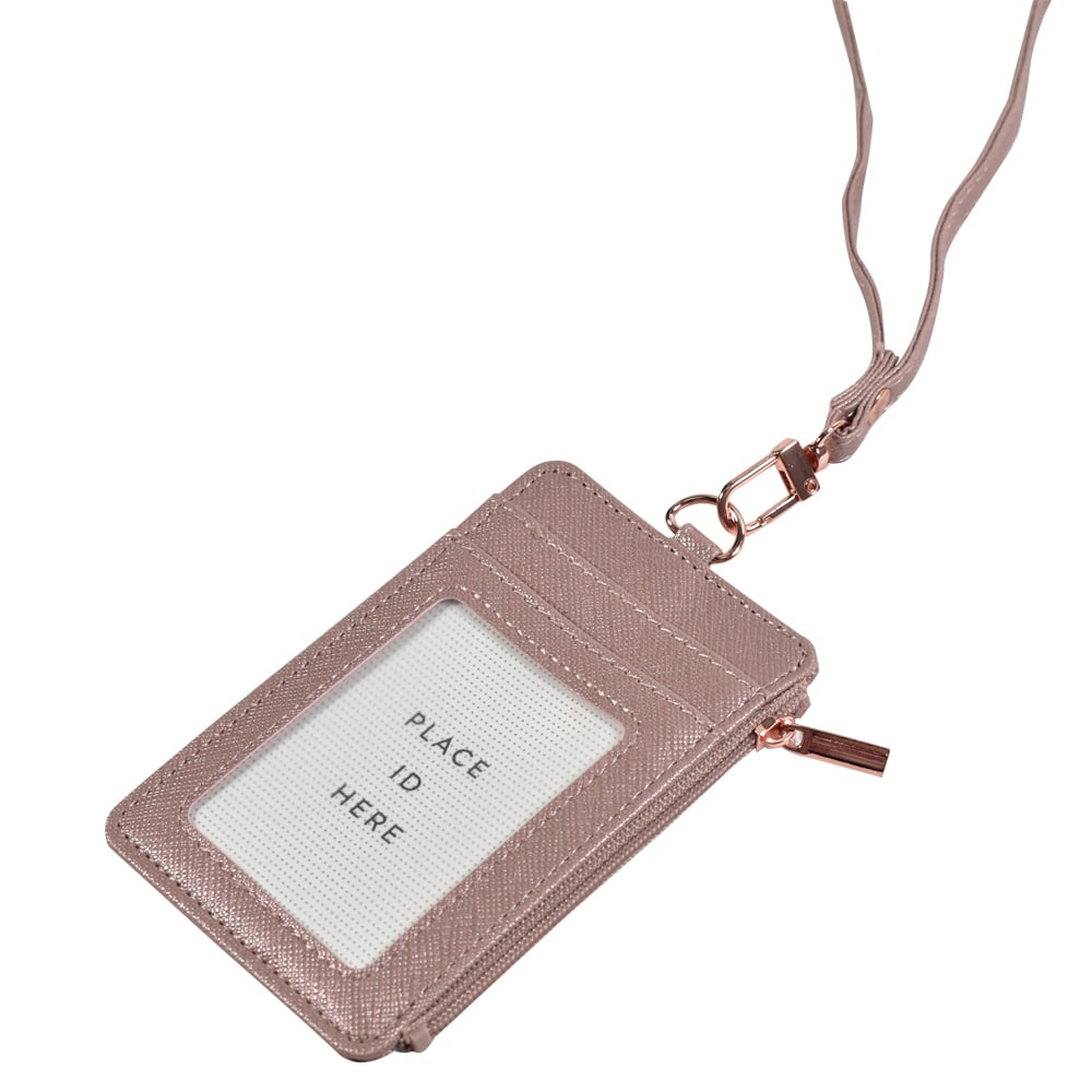 

ATARU HOLDER ID CARD DENGAN RESLETING - ROSE GOLD