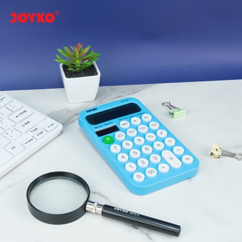 

CALCULATOR KALKULATOR JOYKO CC-47CO 12 DIGITS CHECK CORRECT