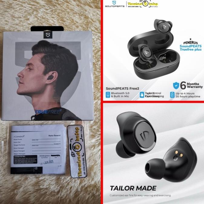 Best Seller Soundpeats Truefree 2 TWS True Free 2 Wireless Headset Bluetooth