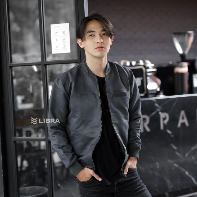 Jaket Suede Grey Old Libra Original Brand