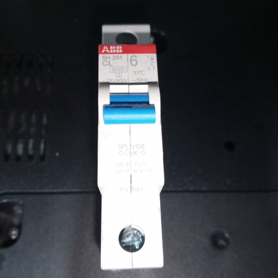 [Art. M89R] MCB modif ABB biru 6A modif MCB ABB anti jeglek anti panas MCB ABB modifikasi MCB ABB 6A