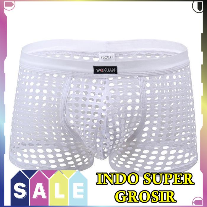CELANA DALAM BOXER PRIA TRANSPARENT PJ CELANA DALAM BOXER PRIA DEWASA / BOXER PRIA SEXY  PRIA TRANSP