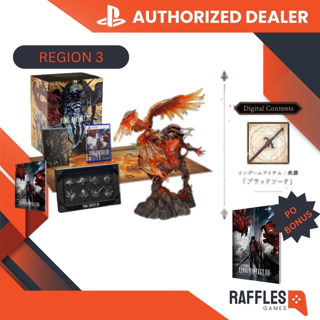 PRE-ORDER Final Fantasy XVI Collector Edition PS5 // Tanggal Rilis 22 Juni 2023