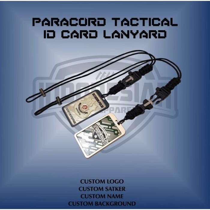 

Terlaris Paracord Tactical Id Card Lanyard