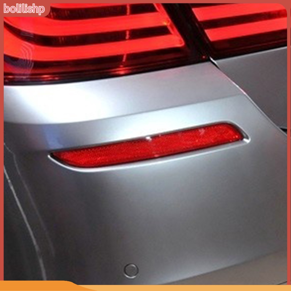 &lt;Bolilishp&gt; Cover Reflektor Bumper Belakang Kanan / Kiri Warna Merah Untuk Bmw E60 2008-2010 63147183913 63147183914