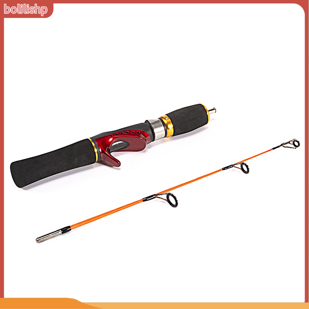 [Bolilishp] 1 Set Kokot Udang Teleskopik Kekuatan Tinggi Memancing Outdoor 52 cm Serat Kaca Es Lalat Pancing Alat Pancing